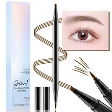 눈썹타투펜 물라인: 눈썹 문신 느낌 그대로, 1개, 01검정색