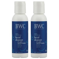 BWC 프리미엄 아로마테라피 페이셜 클렌저 3% AHA 컴플렉스, 59ml, 2개