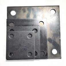 [기타]베이스판 플레이트 철판 100x100x6T (10장), 100 x 100 x 6T (10개), 10개