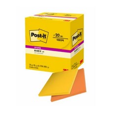 강한점착용 622SSN-20A 51x51mm 포스트잇 팩, 상세페이지 참조