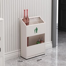 대형 우산꽂이 학교용 블랙 미용실 우산보관함 현관 수납, 밀키화이트 중형 오픈형 12개, 1개