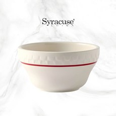 시라쿠스 쉐난고 카디날 시리즈 대접 국그릇, 1개, 버건디라인