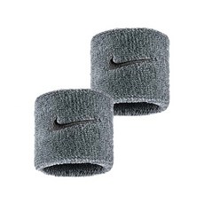 NIKE SWOOSH CLASSIC 運動護腕 兩入組 灰, 1個, F