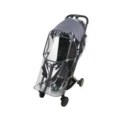 와우베이비 휴대용 유모차 호환 레인커버 (타보 플렉스 베이비젠 요요 리안 그램 와이업 지니제로 퀴드 롤리팝미니 해밀턴 르클레르) 호환 가능, 1개, 다크멜란지