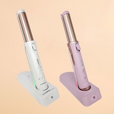 르꽁뜨 무선 펌고데기 에어쿨 물결 히피펌 매직기 1개, 화이트