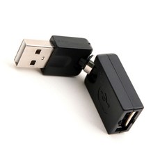 usb2.0 회전꺾임젠더 a형 수암 연장포트 360도자유각도조절커넥터
