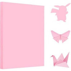 오리가미 단색 초록색 A4 대형 100개 무지 양면 동일 색상 종이 예술 공예용 DIY 천 개의 학 별 비행기 공예, グリーン