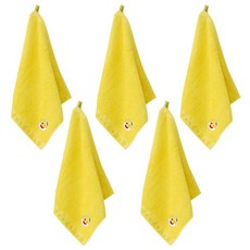 핑크퐁 아기상어 마린 핸드타월, 5개, 아기상어 옐로우