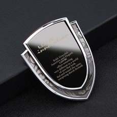 비브랜드 로체이노베이션 레터링 쉴드 엠블럼 익스테리어 몰딩 (호환상품), 골드(1P)