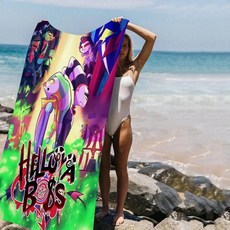 애니메이션 비치 수영 타월 흡 수건 선물 여행 캠핑, 1개, C. z8