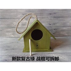 야외 나무 새집 정원 새둥지 둥지 가든 참새집 버드하우스 원목 소품, 23