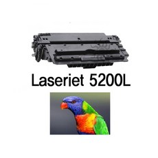 Laserjet 5200L 프린터 카트리지 교체 선명한 재생 토너 블랙