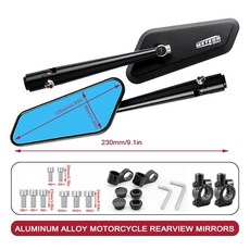 로얄 엔필드 메테오 히말라얀용 알루미늄 오토바이 사이드 윙 리어뷰 미러 리플렉터 마운트, 1. Handle-Meteor 350, 1개