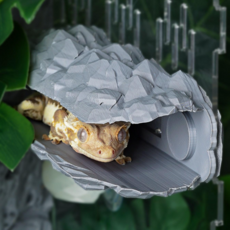 테라돔 도마뱀사육장 안식처 은신처 암석 큰사이즈