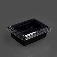 소량_성형사각용기 (대) DS-84 검정/100EA