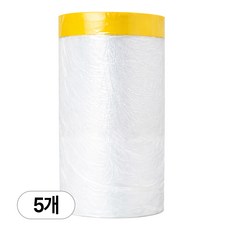 아띠꼴로 비닐 커버링 테이프 카바링 마스킹테이프 보양비닐, 5개