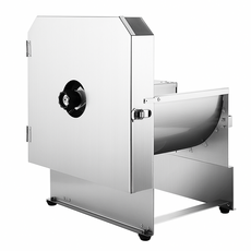 商用自動切片機 多功能果蔬電動切片機 切菜機, 銀色, 1個