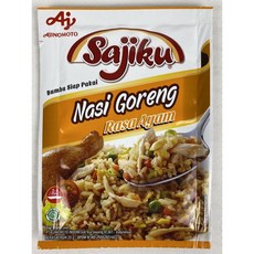 sajiku 印尼炒飯粉 雞肉辣味 炸魚粉，輕鬆烹飪道地印尼風味料理, 1個, 炒飯粉雞肉nasi gorng ayam