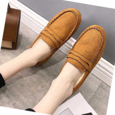 여자스웨이드로퍼 겨울 발편한 스웨이드 데이트 신발 나들이 슈즈 코디