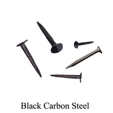 13mm 16mm 19mm 22mm 25mm 길이 네일 브래드 수리 가죽 탄소강 플랫 검정색 신발, 150Pcs 25mm Length