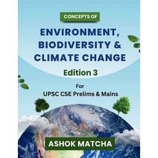 (영문도서) Concepts of Environment Biodiversity & Climate Change: For UPSC & State PSCs Paperback, Notion Press, English, 9798894462974