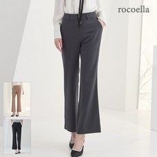 로코엘라 마일리 링클프리 여성 세미 플레어 슬랙스 612739