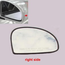 자동차 사이드 미러 반사 렌즈 백미러 유리 가열, 1개, 1. 1PCS right side