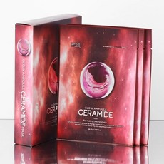 진샵 세라마이드 미백 주름 시트 팩 마스크 얼굴 탄력 피부 수분 진정 보습 10EA, 1