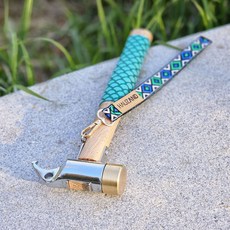 텐트팩망치 황동 헤드 캠핑 파운딩 해머 스텐 강철 하우잰드, 1개, 피코크블루