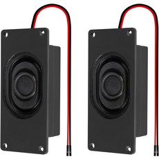2Pcs 오디오 스피커 3와트 8옴 3W 2.54mm 소형 전자 프로젝트 광고 기계 LCD TV 모니터용 인터페이스, 8o 5w 2.54mm