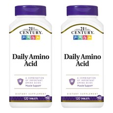21St Century 每日胺基酸補充錠, 120顆, 2罐