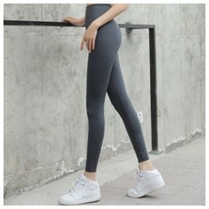 신축성좋은 운동용 데일리룩 스판 힙업 레깅스(L) (그레이)