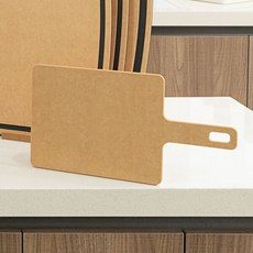 [오리지니크] 원목 압축 도마 핸디형 도마, 1개, 월넛