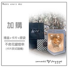 乾燥花罐 配件 禮盒 卡片 提袋加購, 1個
