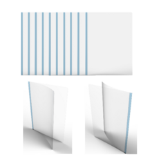 A4 둥근쫄대파일 10개입 깔끔한 문서제출서류정리파일, 1세트