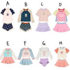 Hello Jill 女童長袖防曬泳裝 連身分體泳衣