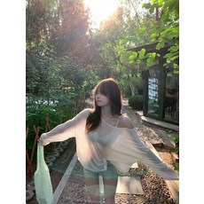 防曬衣服女夏季辣妹泳衣罩衫寬鬆防紫外線冰絲薄款長袖t卹ins上衣