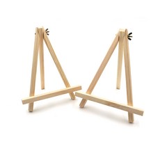 미술전시 작품거치 원목받침 미니 이젤 대형