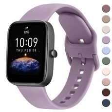 AK Amazfit GTS 4 / GTS 4 Mini / GTS 3 / GTS 2 / GTS 2e / GTS 2 mini / GTS / GTR 미니 밴드용 밴드 Amazfit, 라이트 퍼플