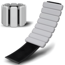 심플리앙 파워업 실리콘 중량밴드, 0.9kg, 그레이