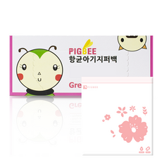 피그비 아기 지퍼백 대용량 Medium 50매, 1개