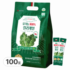 매일 한포 톡! 대용량으로 편리한 BD사이언스 유기농 100% 컬리케일, 1g, 100개