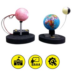 2인세트 삼구의 태양계행성교구 지구와달 태양계키트 실험 준비물