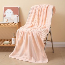珊瑚糖果 浴帽 學生女生 吸水速幹 加厚浴巾 居家新款, 1個, 浴巾70*140 粉