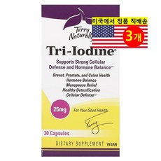 Natural Factors 삼중 요오드 25mg Tri-Iodine, 3개, 30정