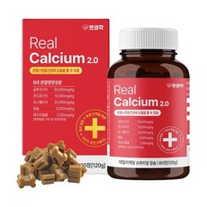 펫생각 강아지 관절 영양제 반려견 연골 슬개골 탈구 데일리케얼 글루코사민 리얼 칼슘, 120g, 뼈/관절강화, 1개