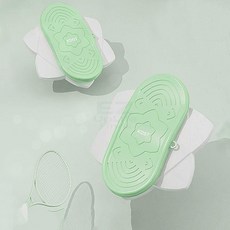 트위스트 양발형 좌우 스탭퍼 홈트 사이드 걷기 운동 기구, 블랙