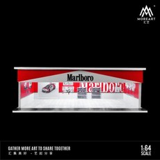 다이캐스트전시장 주차장디오라마 미니카 자동차 모형 디스플레이 LED 조명 1 64, 말보로수리워크샵조명