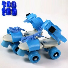 탈부착 롤러스케이트 바퀴 신발 인라인 롤러슈즈 휠, 1개, 블루 22 32 장비 6종 3 6세