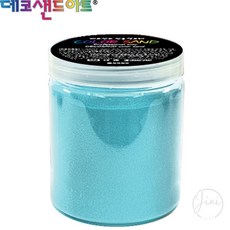 JINI 색모래 250g 하늘 유아놀이교구